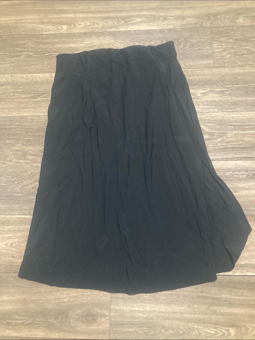 Madewell Black Maxi Skirt with Flowing A-Line Silhouette
